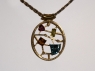Precious Gemstones Pendant Necklace