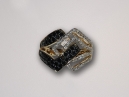 Yellow Gold, Black & White Diamond Ring