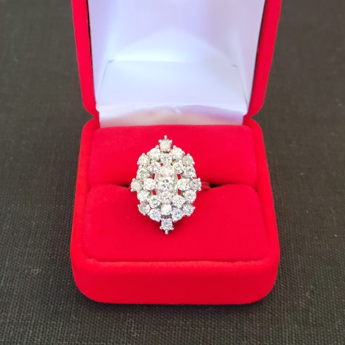 Lady’s 14kt White Gold Diamond Ring available at John Wallick Jewelers in Sun City, Arizona near Glendale, AZ