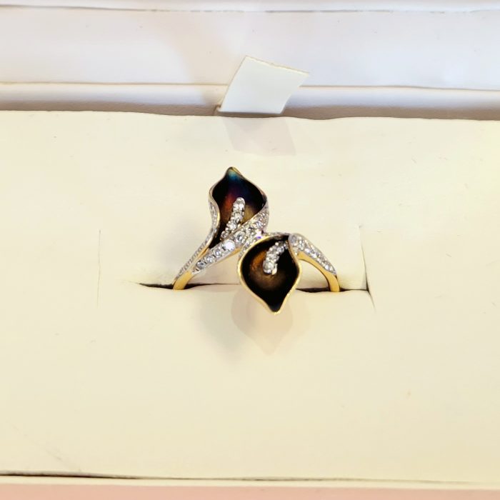 14kt Yellow Gold, Diamond, Milagro Ring at John Wallick Jewelers in Sun City, Arizona near Glendale, AZ