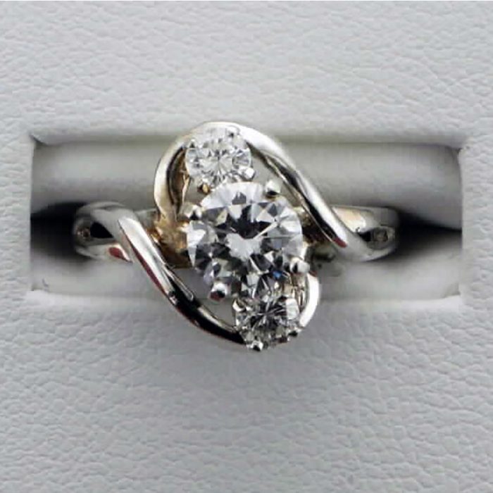Lady’s 3 stone diamond Ring available at John Wallick Jewelers in Sun City, Arizona near Glendale, AZ