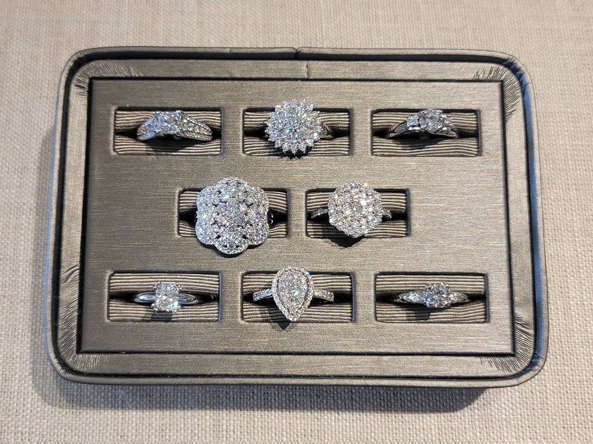 Diamond Engagement Rings and Wedding Bands available at John Wallick Jewelers in Sun City, Arizona