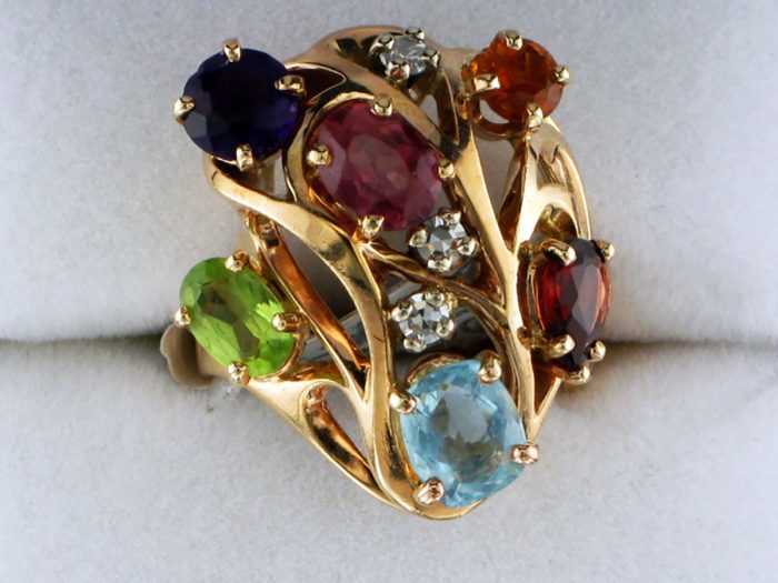 Ladies Multi Colored Gem Stone Ring at John Wallick Jewelers in Sun City, Arizona near Phoenix, AZ