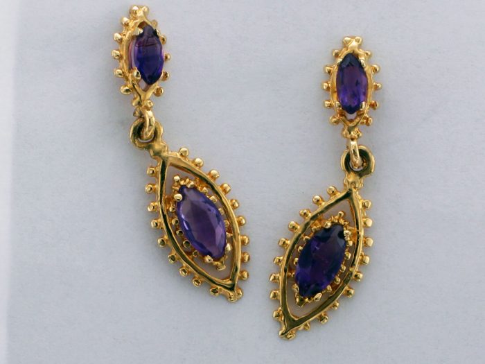 Multiple Amethyst Earrings at John Wallick Jewelers in Sun City, Arizona near Phoenix, AZ