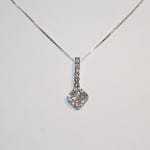John Wallick Jewelers: White Gold Pendant Necklace with Diamonds