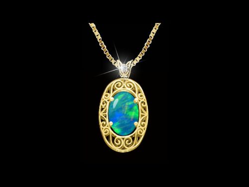 Opal Pendant: John Wallick Jewelers, Sun City, AZ - Phoenix, Arizona